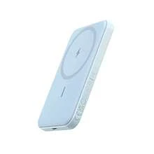 621 Magnetic Portable Charger MagGo 5 000mAh Wireless Power Bank with USB-C Cable Magsafe-Compatible Battery Pack for  16/15/14/13/12 Series - Azul - Ver 1