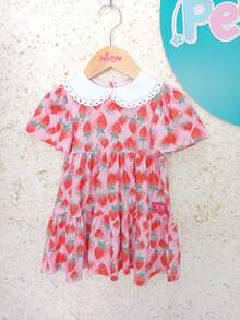Baby Dress Size G – Charm And Comfort At PetipolaKids! - Red - View 3