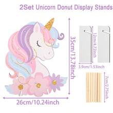 1 Bộ Giá Trưng Bày Bánh Donut Hình Kỳ Lân, Giá Trưng Bày Bánh Donut Hình Kỳ Lân Thích Hợp Cho Tiệc Sinh Nhật, Đám Cưới, Tiệc Tiết Lộ Giới Tính, Trang Trí Bàn Tiệc, Giá Trưng Bày Bánh Donut Tại Nhà, Giá Phục Vụ Thức Ăn Tiệc, Giá Trưng Bày Bánh Donut, Giá Nấu Ăn Tiệc Tiết Lộ Giới Tính Cho Bé, Trang Trí Tiệc Cho Bé - kỳ lân - Xem 13