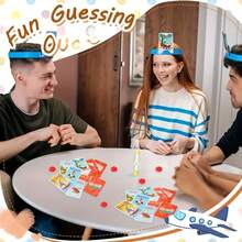 4pcs/8pcs " Who" Adjustable Headbands, With Card Slot Design, Suitable For Family Gatherings, Role-Playing Games And Celebration Events, Plastic Material, Christmas, Halloween, New Year Party Gifts - View 6