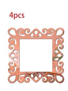 4 miếng dán gương trang trí ren bằng acrylic cho công tắc điện, miếng dán gương trang trí, miếng dán công tắc ren, miếng dán tường trang trí công tắc gương, thích hợp để trang trí công tắc phòng khách và phòng ngủ, trang trí nhà cửa, phòng tắm, trang trí phòng dễ thương. - A - Xem 11