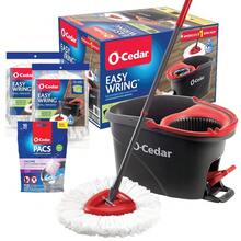 O-Cedar EasyWring Microfiber Spin Mop & Bucket Floor Cleaning System + 2 Extra Mop Head Replacements With Citrus And Lavender Pacs (Variety Pack) - EW + 2 個薰衣草香氛補充裝 - 查看 10