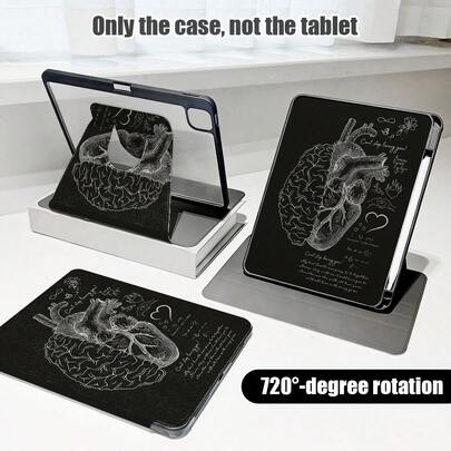 1 bao da gập bảo vệ bàn làm việc có khe đựng bút, in họa tiết nơ và trái tim bằng tia UV, tương thích với Samsung A9/A9+/S9/S9FE/A11/A11+/S11/S10 FE/S10 FE+/S10 Lite, A16 2025, Air 11/13, M3 2025, Mini 7 A17, Pro 2024, Air 11/13, M2 2024, Pro 11/13, M4 2024, Pro 12.9, 7/8/9 Gen, 10.2, 10 Gen, 10.9, Air 4/5/6/7/8, 10.9, Pro 11, 4/5/6 Gen, Mini 6, Se 11, Honor, Matepad Se 11.