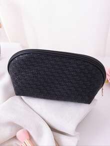 Túi đựng mỹ phẩm bằng da PU, túi xách tay dung tích lớn, kiểu dáng tối giản, hình gối, chống thấm nước. - Nhiều màu - Xem 15