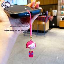 MY LITTLE PONY 1 chiếc móc khóa điện thoại hình chuông nước phát ra âm thanh, hình Twilight Sparkle, Pinkie Pie, Fluttershy & Rarity dễ thương, móc treo túi Kawaii có dây đeo bện dành cho điện thoại, túi xách & chìa khóa, món quà hoàn hảo cho người hâm mộ Pony. - Nhiều màu - Xem 14