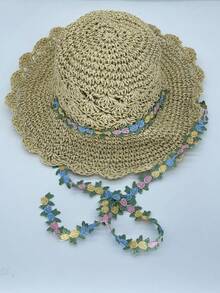 1 chiếc mũ chống nắng mùa hè, mũ vành rộng kiểu xô, mũ nhẹ chống nắng dành cho nữ. - Nhiều màu - Xem 12