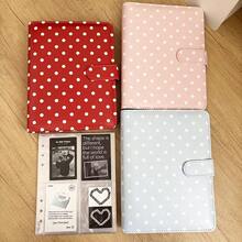 Sổ đựng ảnh Kpop bằng da PU chấm bi A5, bìa đựng ảnh thần tượng, album lưu trữ ảnh thần tượng. - Hình chữ nhật - Xem 1