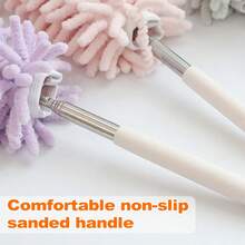 Microfiber Duster, Extendable & Washable Mini Duster, Detachable Handheld Microfiber Cleaning Duster, Extendable Dust Collector, Extendable & Bendable Car Interior Duster, Soft Dashboard & Vent Duster, Cleaning Brush, Suitable For Ceiling Fan, High Ceiling, Blinds, Furniture, Car, Office - Multicolor - View 8