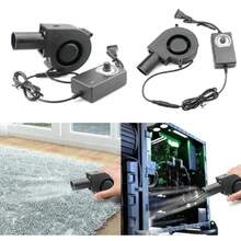 Small Blower Electric Air Blower 12V DC Brushless Motor Fan With Speed Control - Black - View 3