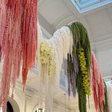 1/3pcs Artificial Amaranthu 68.0cm Faux Lover Tears Fake Hanging Green Plants For Wedding Bouquet Floral Arrangement Vase Bouquet Wall Decoration Home Office Wedding Decor Party Christmas Halloween (Green - 彩色 - 查看 2