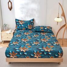 3pcs 3D Active Print Bedroom Bedsheet Set (1 Bedsheet + 2 Pillowcases), Skin-Friendly Fabric Bedsheet Set With Pillowcases, No Filling, Home Bedding Set, Machine Washable - Dream Come True - View 12