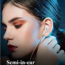 S28 有线耳机，配备 3.5mm + Type-C 接口，入耳式设计，带麦克风、音量控制和深沉低音立体声。兼容三星 Galaxy S25、S24、S23、S22、S21、S20、A53、A54、16/16 Plus/16 Pro/16 Pro Max/15 系列，以及车载设备。 - 查看 4