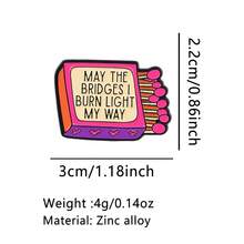 Lapel Enamel Pins And Brooches Badge Pins For Backpacks Bags Backpack Cool Decoration Friend For Gifts - Multicolor - View 3