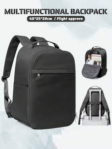Ryanair 機艙登機包－旅行後背包，符合 Ryanair 標準，尺寸 40x25x20 cm，可用作隨身後背包/機艙包/短途旅行後背包，可輕鬆放置於座位下方，可放入 14 吋筆電，輕量通勤與教室後背包，時尚學生筆電包，短途商務旅行行李包 - 彩色 - 查看 10