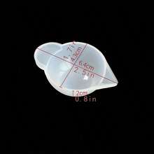 Bộ 5 cốc trộn nhựa Epoxy, thích hợp cho các dự án thủ công DIY và làm trang sức, bao gồm dụng cụ rót và khuôn đúc nhựa silicon. - trắng - Xem 4