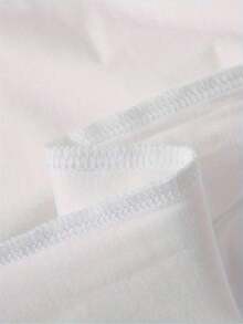 200g% Cotton Printed Short-Sleeve-Shirt, Fashion Casual Summer Wearsummer - 白色 - 查看 4