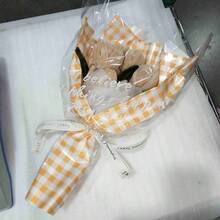 手工多色扭茎编织郁金香花束，创意铁丝绒人造花生日礼物 - 彩色 - 查看 9