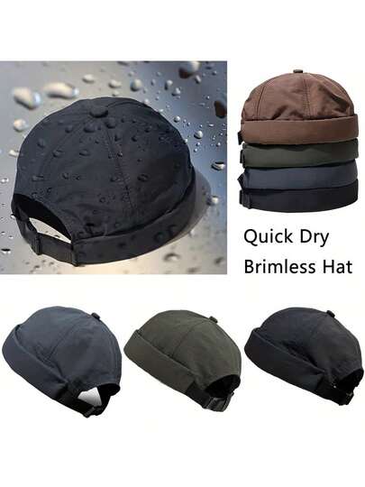 1pc Men's Solid Color Newsboy Cap, Windproof, UV Protection, 3D Design, Foldable, Fashion Versatile, Elegant Style, Soft & Comfortable, Breathable, Multi-Functional, Flattering, Suitable For Beach, Outdoor, Travel, Hiking, Cycling, Dating, And Various Occasions