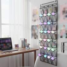 1 Túi lưới đựng lightstick K-Pop có móc, chứa được tối đa 24 lightstick K-Pop, phù hợp với hầu hết các loại lightstick K-Pop, vật dụng thiết yếu cho fan K-Pop, thích hợp cho các bữa tiệc, trò chơi và sự kiện, tương thích với lightstick chính thức của Twice/TXT/EXO/Aespa/Army Bomb và các nhóm khác. Lightstick không bao gồm trong túi. - 24 túi đựng đồ - Xem 6