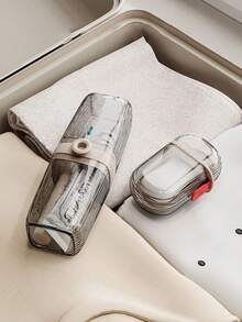 1/2 khay đựng xà phòng du lịch có khay thoát nước, giá đỡ xà phòng chống thấm nước, giữ cho xà phòng luôn khô ráo, hộp đựng xà phòng treo tường, thích hợp cho vòi sen, phòng tắm, bồn tắm, màu trắng, mùa tựu trường. - Nhiều màu - Xem 6