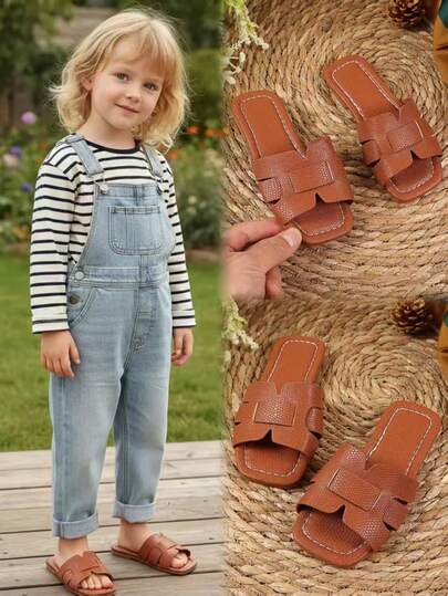 1 Đôi dép xăng đan đế bằng màu trắng cỡ lớn dành cho bé gái, màu trơn, quai da PU, mũi tròn, hở mũi, kiểu dáng thời trang sang trọng, dễ thương, phù hợp cho bé gái từ 3-15 tuổi, thích hợp đi chơi hàng ngày, dự tiệc, du lịch, mùa hè. Hàng mới về năm 2026, nên đặt size lớn hơn một size.