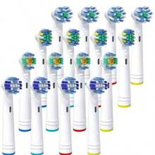 10 st professionella tandborsthuvuden, kompatibla med serien, med mjuka borst för optimalt skydd av munhälsan - Vitt - Visa 2