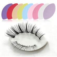 MyAoKuE-Up 50片一次性睫毛练习海绵，睫毛定位海绵，眼型练习海绵，睫毛嫁接初学者工具，适合美睫沙龙和初学者使用 - 彩色 - 查看 3