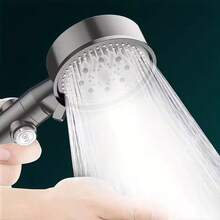 5-Setting Adjustable High Pressure Handheld Shower Head, One-Click Shut-Off, Bathroom Shower Sprayer, Shower Head, Bathroom Hardware, Bathroom Accessories - Shower Head - View 5
