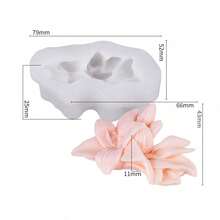 Cetakan Silikon Multifungsi untuk Plaster Aromaterapi Buatan Tangan DIY Bunga Peony Lily 3D - bunga - View 5