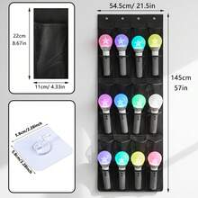 1 Túi lưới đựng lightstick K-Pop có móc, chứa được tối đa 24 lightstick K-Pop, phù hợp với hầu hết các loại lightstick K-Pop, vật dụng thiết yếu cho fan K-Pop, thích hợp cho các bữa tiệc, trò chơi và sự kiện, tương thích với lightstick chính thức của Twice/TXT/EXO/Aespa/Army Bomb và các nhóm khác. Lightstick không bao gồm trong túi. - 24 túi đựng đồ - Xem 3
