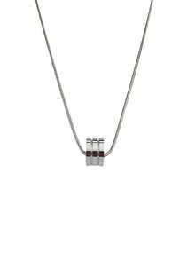 1 chiếc dây chuyền móc áo len tối giản, mặt dây chuyền hai vòng bằng thép không gỉ cao cấp, phù hợp cho cả nam và nữ, quà tặng Ngày của Cha. - Nhiều màu - Xem 8