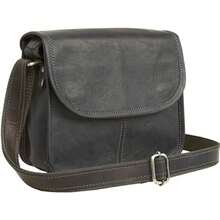 Small Brown Leather Crossbody Purse For Women Vintage Boho Saddle Bag, Cute Western Satchel Handbag & Lightweight Mini Purse | Premium Full Grain, Compact 10" Size, Adjustable Strap, Lightweight Feel, Secure Storage - 黑色的 - 查看 1