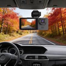 1080P HD 2+1 Lens Car DVR, Front, Interior, Rear Dash Cam With Infrared Night Vision, Loop Recording, 24-Hour Parking Monitor, Suitable For Multiple Vehicle Models, Battery Capacity: 150mAh - A - View 7