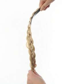 Women's Slouchy Headband Twisted Headband Wide Fishbone Braid Headband Handmade Retro Hair Hoop Hair Accessories - Multicolor - View 6