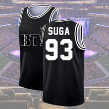 K-POP BTSS Fans Jin Basketball Jersey For Men And Women Jin Top Tee T-Shirt, Retro World Tour 2026 Merch Gifts, Bangtan Come Back Basketball Jersey Tee Gift, Elegant Party Men And Women's Tee, Ideal For Travel, Home Wear, Parties & Casual Wear For Adults, Elegant & Fashionable Clothing | Playful Graphic Tee | Nontransparent Material - JIN-92 - 查看 6