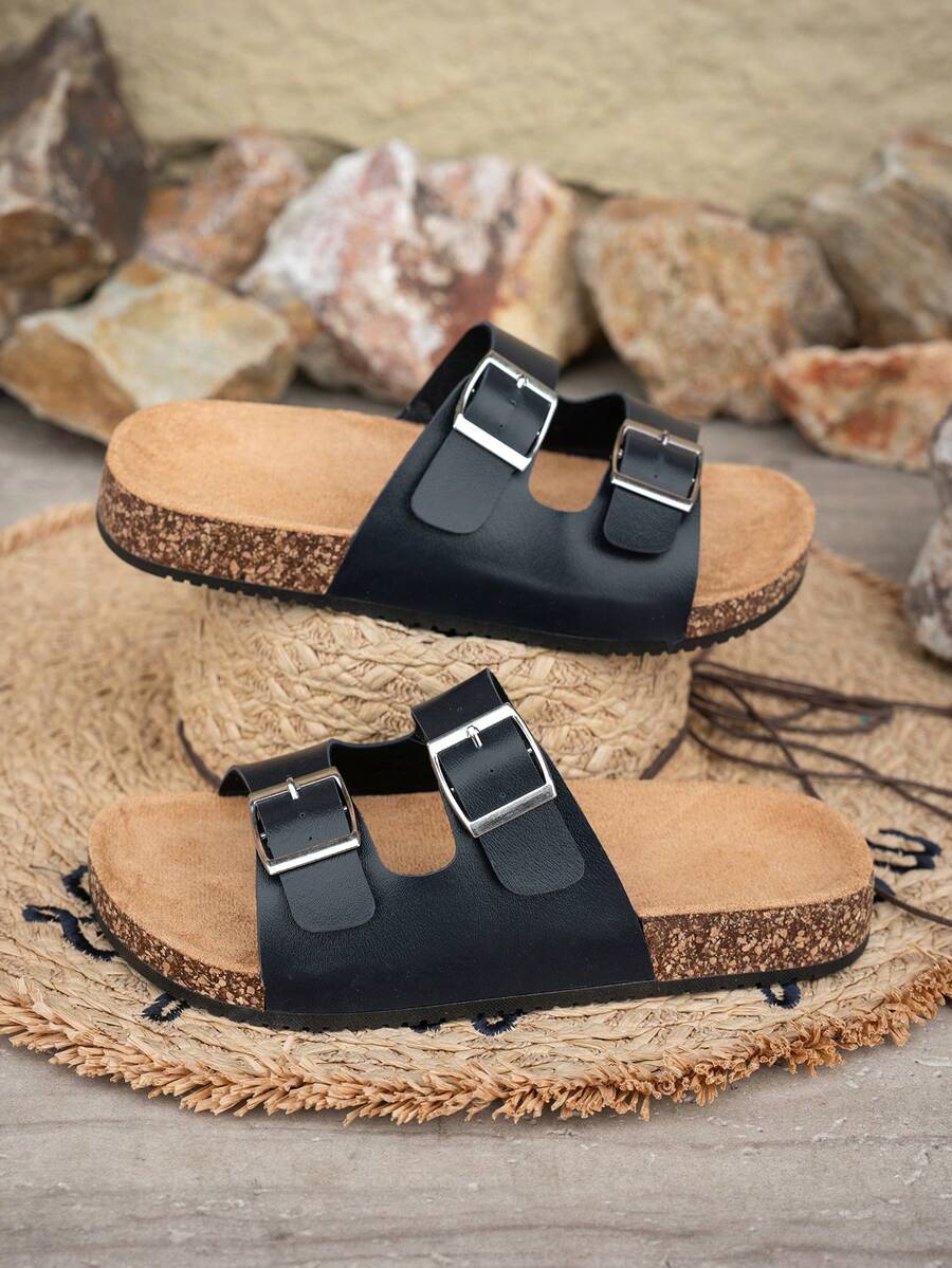 Dép sandal Birkenstocks Unisex 2025, Cổ điển, Đa năng, Thời trang, Có khóa kim loại, Dáng rộng, Có thể điều chỉnh cho bàn chân thon và rộng