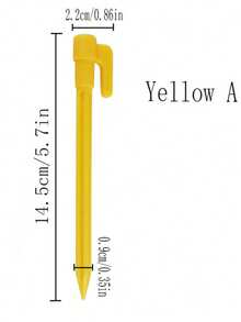 露营帐篷地钉、沙滩垫、野餐垫、花园边缘固定钉 - 彩色 - 查看 3