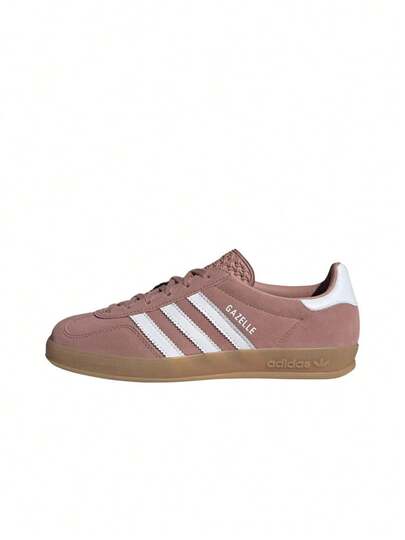 Adidas Originals 女款 GAZELLE 室内休闲鞋低帮运动鞋，2026 春季新款 JS1397