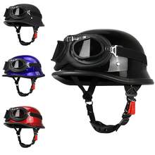 New Unisex Retro Half-Face Motorcycle Helmet, Outdoor Riding Motorcycle Helmet, DOT Certified, Anti-Fall Anti-Collision Riding Helmet, Size S-XXL - 307 Helmet - View 11
