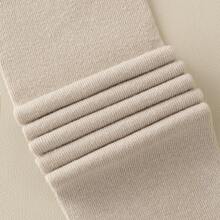 A Pair Of Over-The-Knee Socks For Women, Spring And Autumn Long Socks, Slimming Calf Socks, Stacked Socks, High-Tube Thigh-High Socks To Pair With Boots - Ruy băng đen - Xem 9