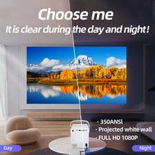 HUASHIJIE 4k Home Ultra HD 5G Projector Multi Functional Immersive Home Cinema, Supports WiFi Connection To Android Apple Phone, Directly Projected White Wall Projector Home KTV Gaming Online Course Bedroom Dormitory, Supports HD Interface, USB Interface Connection, Built In Android System Massive Application Download, Built In Sound System, Outdoor Projection, Christmas And Valentine's Day Gifts4k Home Ultra HD 5G Projector Multi Functional Immersive Home Cinema, Supports WiFi Connection To Android Apple Phone, Directly Projected White Wall Projector Home KTV Gaming Online Course Bedroom Dormitory, Supports HD Interface, USB Interface Connection, Built In Android System Massive Application Download, Built In Sound System, Outdoor Projection, Christmas And Valentine's Day Gifts - Xem 9