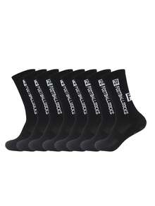 1 Pair Men's Football Socks, Mesh Sports Socks With "FS Football Socks" Letter Print, Suitable For Football Training, Matches, Outdoor Activities, One Size Fits Most - Multicolor - View 10