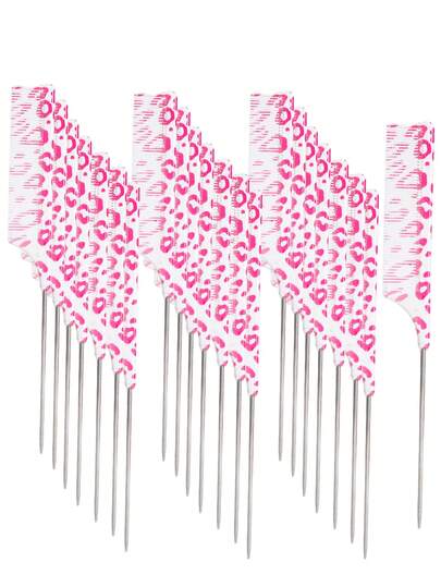 WANMEI 1pc/5pcs/10pcs Pointed Tail Comb, Steel Needle Pointed Tail Carbon Fiber Heat-Resistant Volumizing Comb, Styling Comb, Back Comb, Curling Comb, Side Comb, Hair Brush, Comb Set, Curling Comb, Detangling Comb, Women Hair Brush, Hair, Travel, Hair Products, Hair Tools, Hair Accessories, Hairstylist, Hairstylist Accessories, Hair Salon, Haircutting Equipment