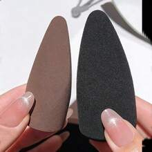 Irregular Skin-Friendly Thumb Makeup Sponge, Wet & Dry Dual-Use Makeup Tool, Expands When Soaked In Water - Multicolor - View 1