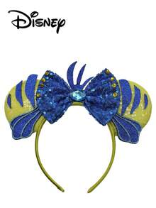 Disney 1 chiếc băng đô lấp lánh màu vàng + xanh lá cây, phụ kiện đội đầu cho các bữa tiệc lễ hội, đạo cụ chụp ảnh vui nhộn, phù hợp cho tiệc sinh nhật, lễ Phục sinh, phụ kiện tóc hình nơ hoạt hình dễ thương, băng đô trang trí trang phục công chúa, băng đô cài tóc. - Nhiều màu - Xem 7