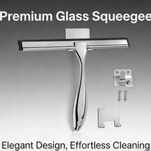 12 Inch Stainless Steel Shower Squeegee, All-Purpose Window & Glass Cleaner With Adhesive Hook, Streak-Free Squeegee For Shower Door, Bathroom, Mirror, Car Window (Silver) - Silver - View 8