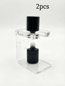 Soporte transparente de acrílico para esmalte de uñas invertido - transparente - Ver 9