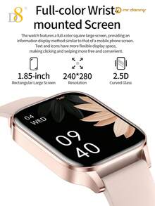 D8 Smart Watch For Men/Women (Answer/Make Call), 2024 HD 1.85"Smartwatch Fitness Activity Tracker, 100+ Sports IP67 Waterproof, Sleep Monitor/Pedometer/Calories, Fitness Watch For Android IOS - View 7