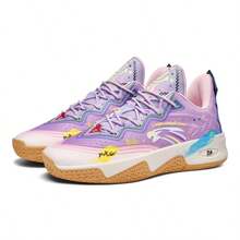 2026新款春夏透气网面篮球鞋，百搭时尚休闲运动鞋，软底轻便篮球鞋 - 紫羅蘭色 - 查看 2