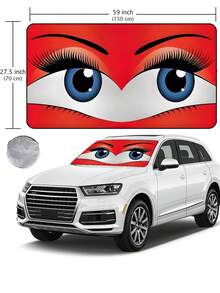 通用型汽车前窗遮阳帘，夏季防晒降温保护内饰 - 有趣的汽車遮陽擋 - 查看 11